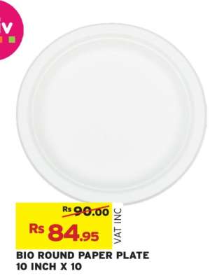 BIO ROUND PAPER PLATE
