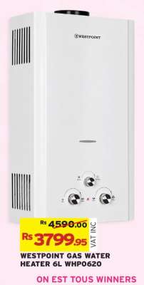 WESTPOINT GAS WATER HEATER 6L WHP0620