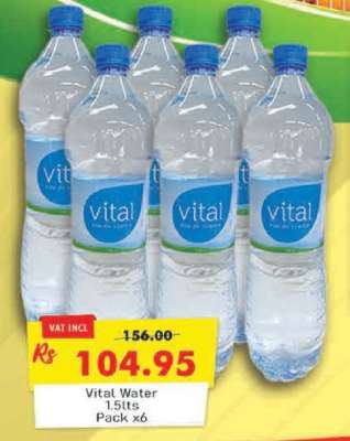 Vital Water 1.5lts Pack x6