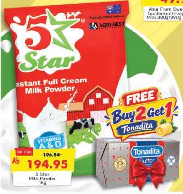 5 Star Milk Powder 1kg