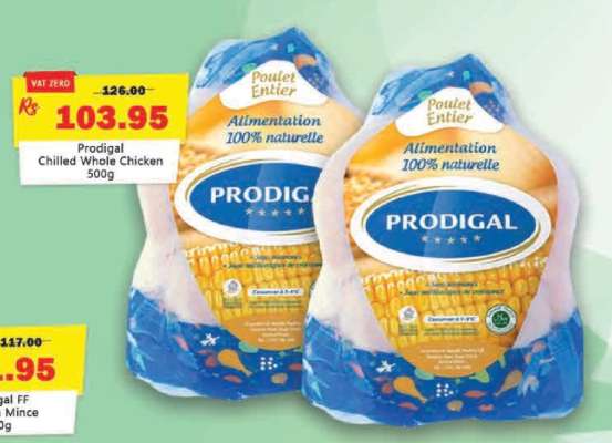 Prodigal Chilled Whole Chicken 500g