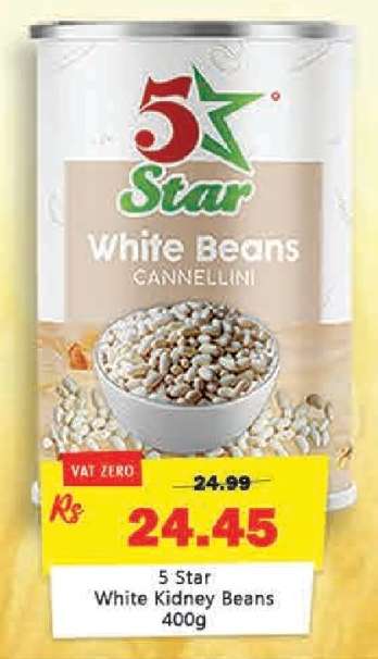 5 Star White Kidney Beans 400g
