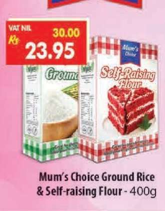 Mum's Choice Ground Rice & Self-raising Flour - 400g