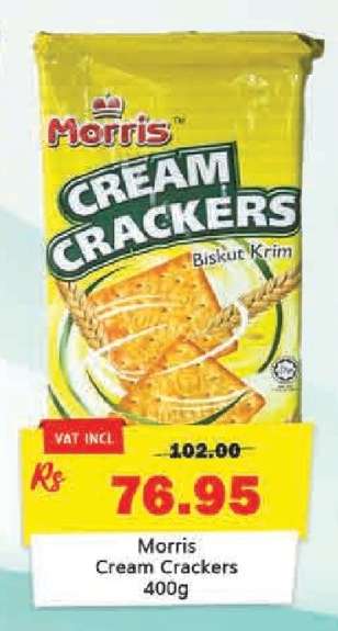 Morris Cream Crackers 400g