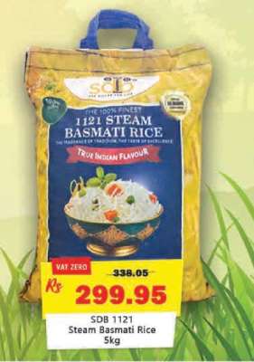 SDB 1121 Steam Basmati Rice 5kg