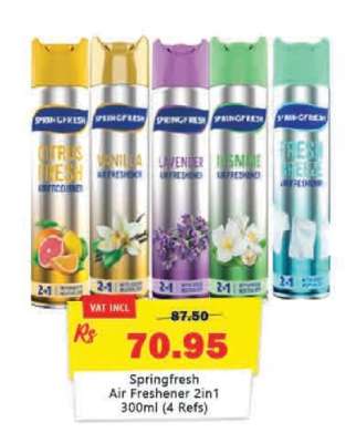 Springfresh Air Freshener 2in1