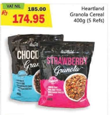 Heartland Granola Cereal 400g (5 Refs)