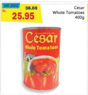 Cesar Whole Tomatoes 400g