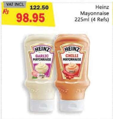 Heinz Mayonnaise 225ml (4 Refs)