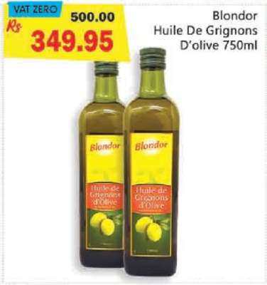 Blondor Huile De Grignons D'olive 750ml