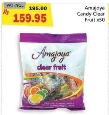 Amajoya Candy Clear Fruit x50