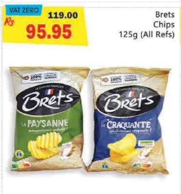 Brets Chips 125g (All Refs)