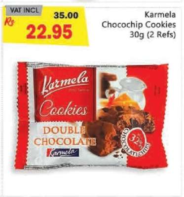 Karmela Chocochip Cookies 30g (2 Refs)