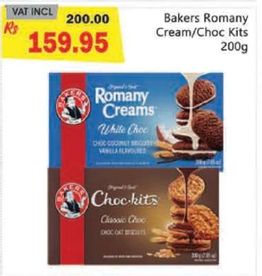 Bakers Romany Cream/Choc Kits 200g