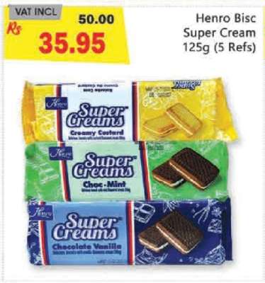 Henro Bisc Super Cream 125g (5 Refs)