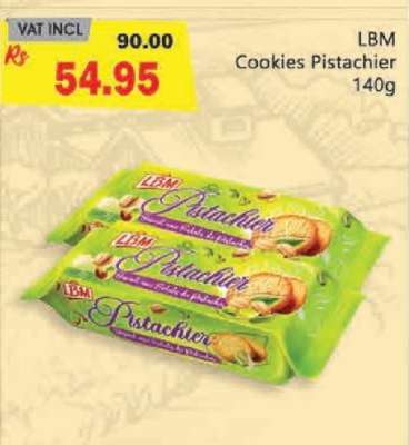 LBM Cookies Pistachier 140g