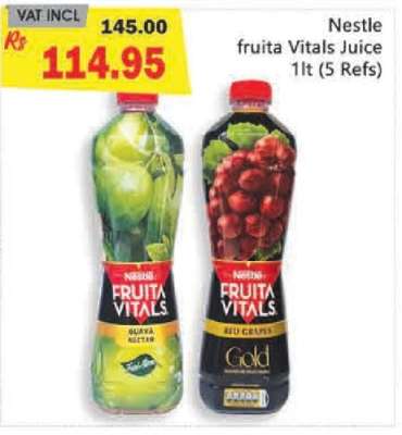 Nestle Fruita Vitals Juice 1lt (5 Refs)