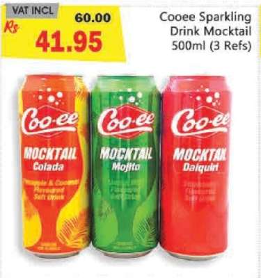 Cooee Sparkling Drink Mocktail 500ml (3 Refs)