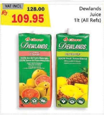 Dewlands Juice 1lt (All Refs)