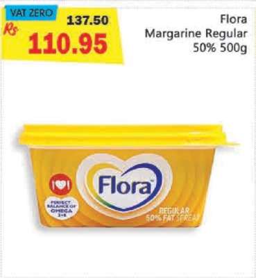 Flora Margarine Regular 50% 500g