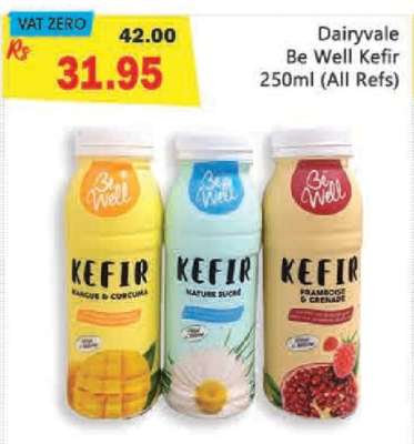 Dairyvale BE Well Kefir 250ml (All Refs)