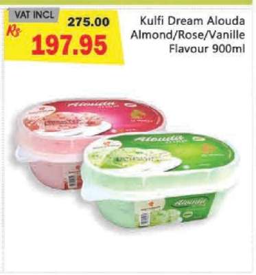 Kulfi Dream Alouda Almond/Rose/Vanille Flavour 900ml
