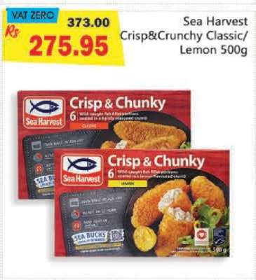 Sea Harvest Crisp & Crunchy Classic/Lemon 500g