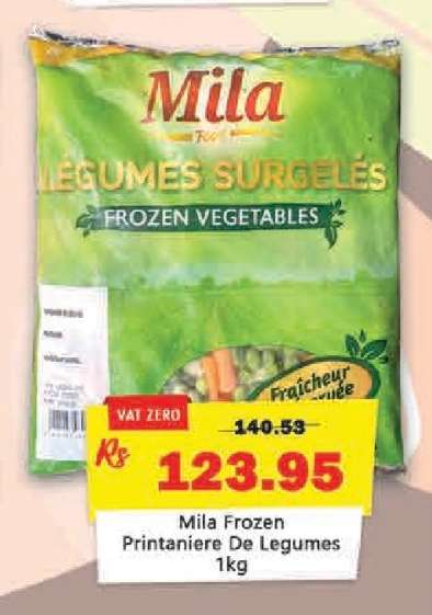 Mila Frozen Printaniere de Légumes 1kg