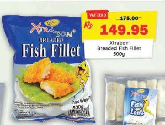Xtrabon Breaded Fish Fillet 500g