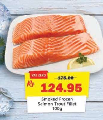 Smoked Frozen Salmon Trout Fillet