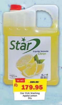 Star Dish Washing Apple/Lemon 5lts