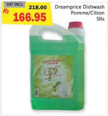 Dreamprice Dishwash Pomme/Citron 5lts