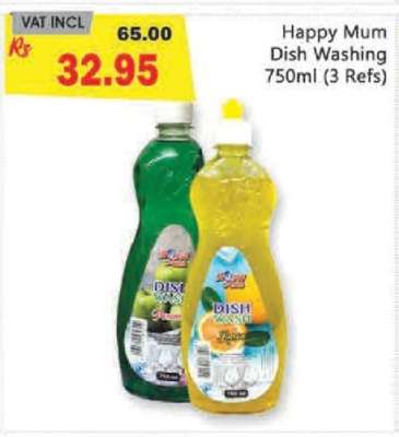 Happy Mum Dish Washing 750ml (3 Refs)