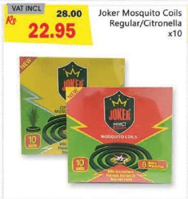 Joker Mosquito Coils Regular/Citronella x10