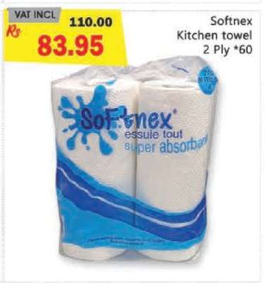 Softnex Kitchen Towel 2 Ply *60