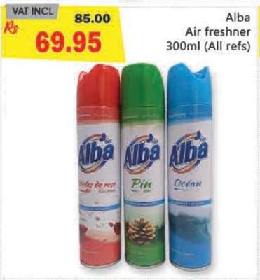 Alba Air Freshener 300ml (All Refs)