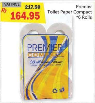 Premier Toilet Paper Compact *6 Rolls