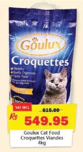 Goulux Cat Food Croquettes Viandes 4kg