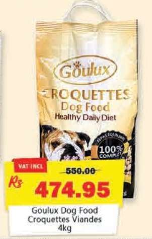 Goulux Dog Food Croquettes Viandes 4kg
