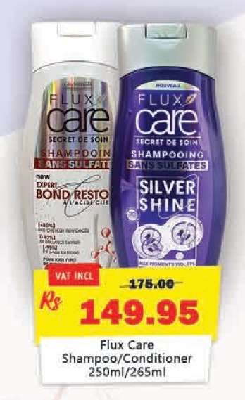 Flux Care Shampoo/Conditioner 250ml/265ml