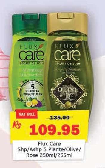 Flux Care Shp/Ashp 5 Plante/Olive/Rose 250ml/265ml