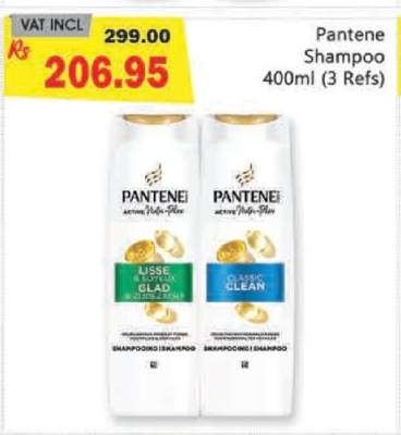 Pantene Shampoo 400ml (3 Refs)