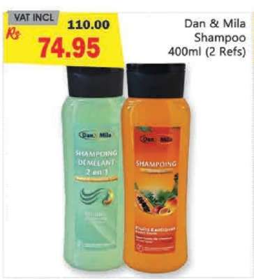 Dan&Mila Shampoo 400ml (2 Refs)