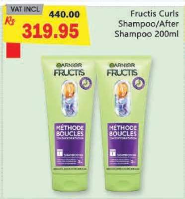 Fructis Curls Shampoo/After Shampoo 200ml