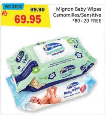 Mignon Baby Wipes Camomilles/Sensitive