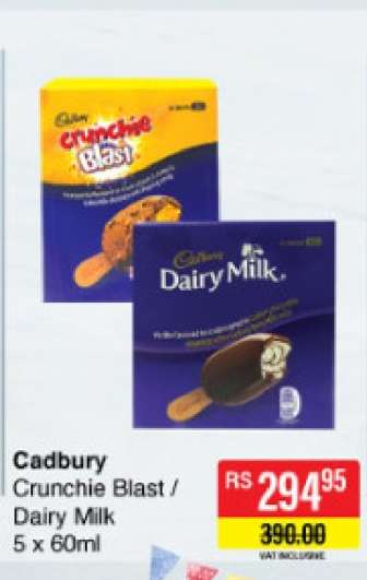 Cadbury Crunchie Blast / Dairy Milk