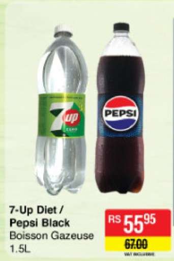 7 Up Diet / Pepsi Black