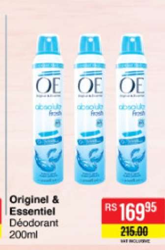 Originel & Essentiel Déodorant