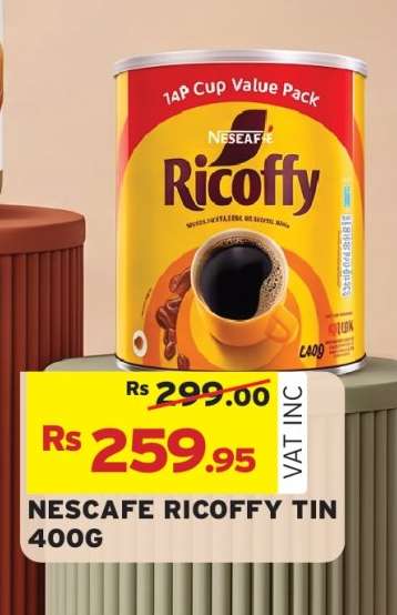 NESCAFE RICOFFY TIN 400G