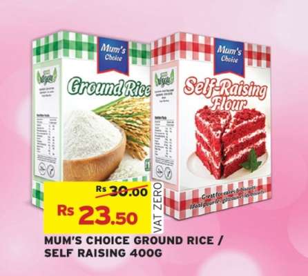 MUM'S CHOICE GROUND RICE / SELF RAISING 400G